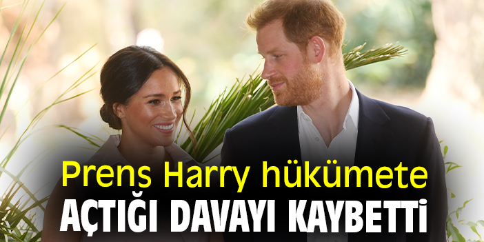 Prens Harry hükümete açtığı davayı kaybetti