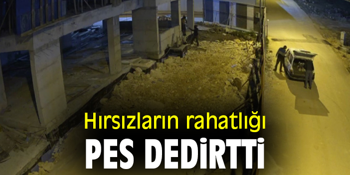Hırsızların rahatlığı pes dedirtti