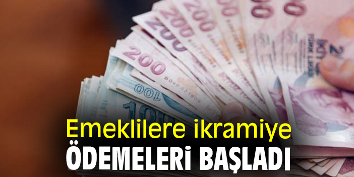 Emeklilere ikramiye ödemeleri başladı