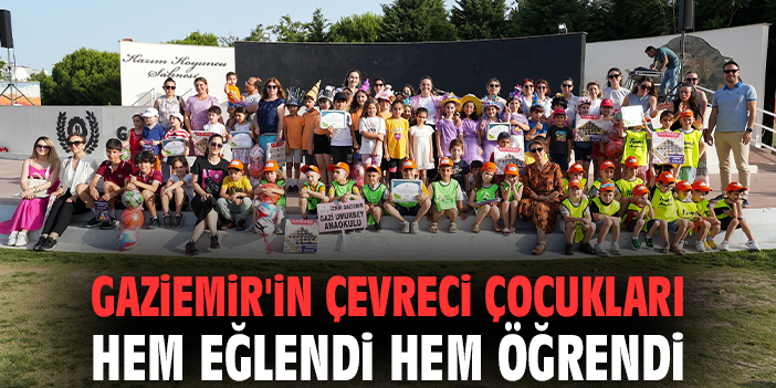 Gaziemir'in çevreci çocukları hem eğlendi hem öğrendi