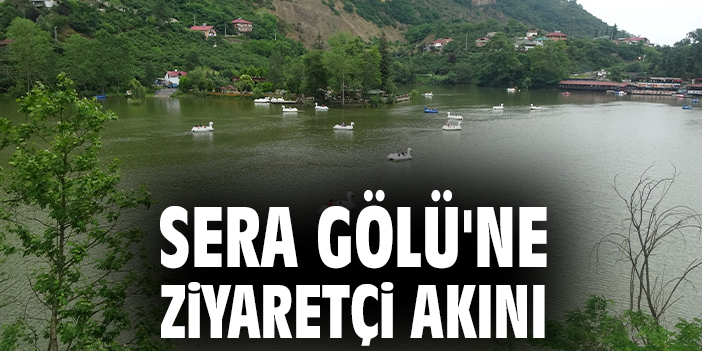 Sera Gölü'ne ziyaretçi akını