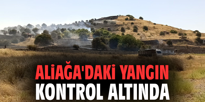 Aliağa'daki yangın kontrol altında