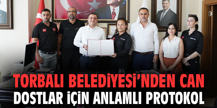 Torbalı Belediyesi’nden can dostlar için anlamlı protokol