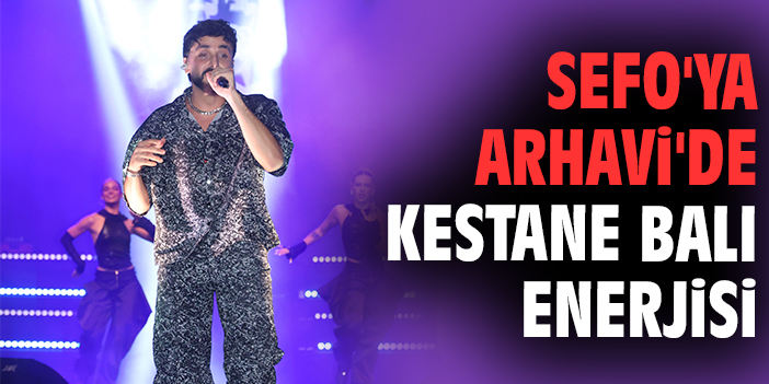 Sefo'ya Arhavi'de kestane balı enerjisi
