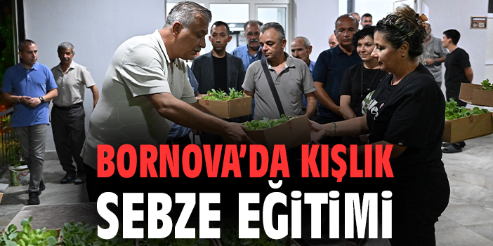 Bornova’da kışlık sebze eğitimi