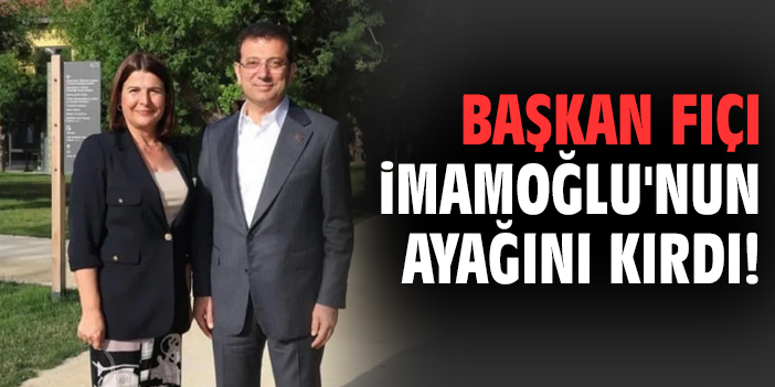 Başkan Fıçı İmamoğlu'nun ayağını kırdı!