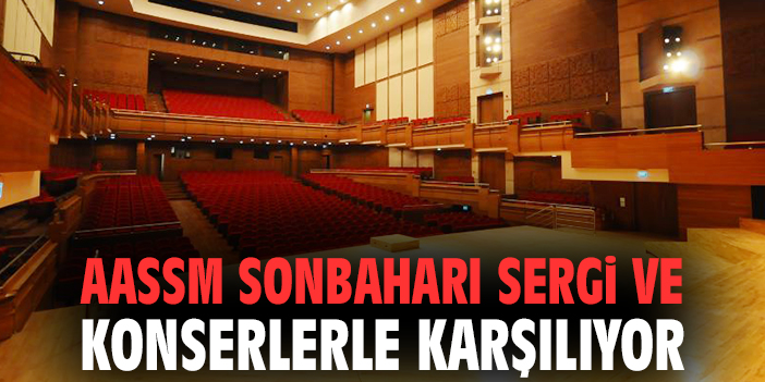 AASSM sonbaharı sergi ve konserlerle karşılıyor