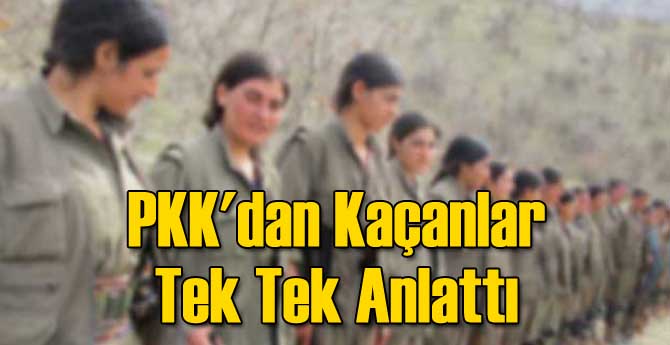 PKK'dan Kaçanlar Tek Tek Anlattı