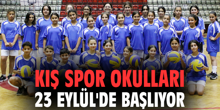Kış spor okulları 23 Eylül'de başlıyor