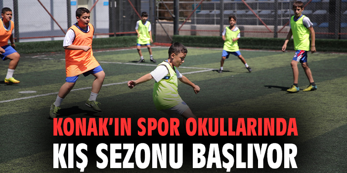 Konak’ın spor okullarında kış sezonu başlıyor