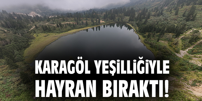 Karagöl yeşilliğiyle hayran bıraktı!