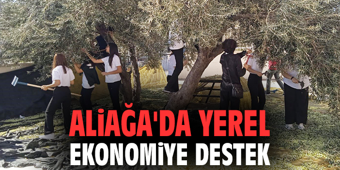 Aliağa'da yerel ekonomiye destek