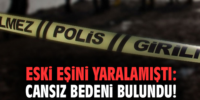 Eski eşini yaralamıştı: Cansız bedeni bulundu!