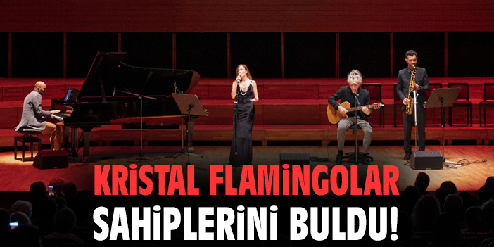Kristal flamingolar sahiplerini buldu!