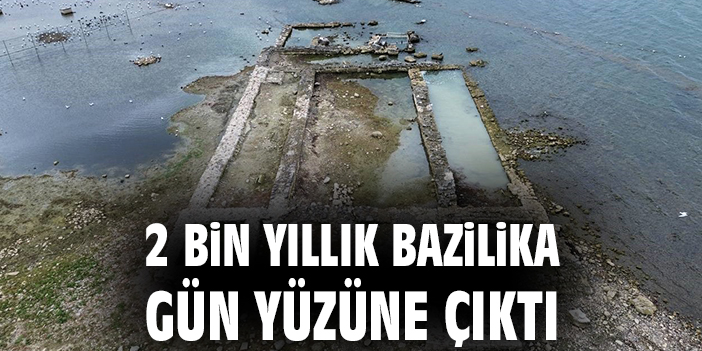 2 bin yıllık bazilika gün yüzüne çıktı