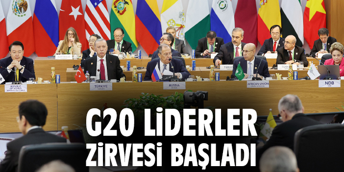 G20 Liderler Zirvesi başladı