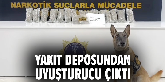 Yakıt deposundan uyuşturucu çıktı