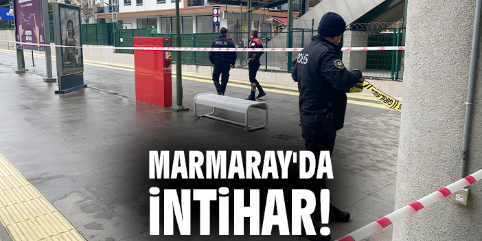 Marmaray'da intihar!