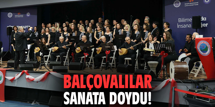 Balçovalılar sanata doydu!