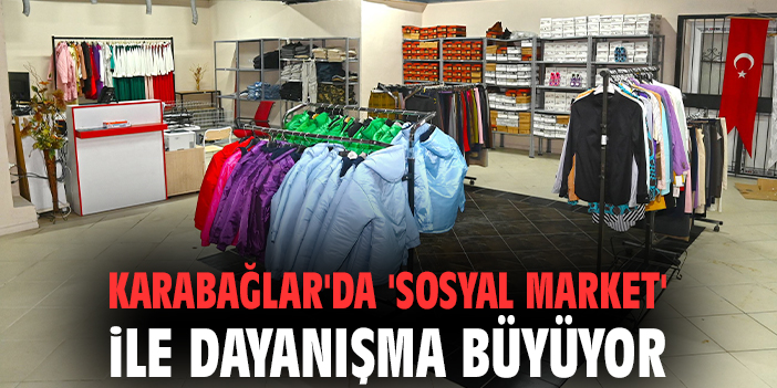 Karabağlar'da 'Sosyal Market' ile dayanışma büyüyor