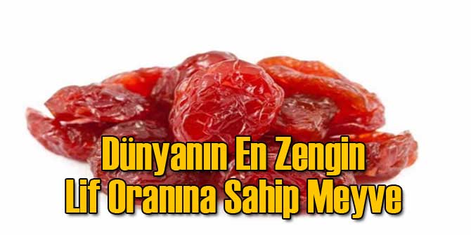 Dünyanın En Zengin Lif Oranına Sahip Meyve