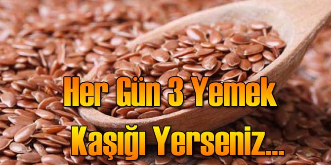 Her Gün 3 Yemek Kaşığı Yemelisiniz