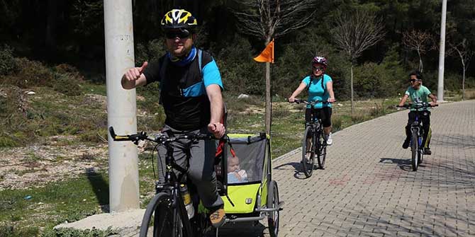 Gaziemirliler doğa için pedalladı