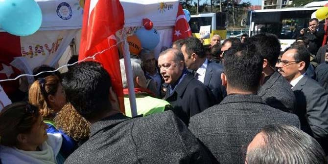 Cumhurbaşkanı Erdoğan'dan "HAYIR" çadırına ziyaret