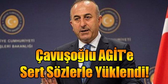 Çavuşoğlu AGİT'e Sert Sözlerle Yüklendi!
