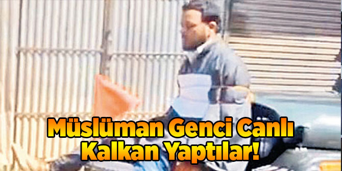 Müslüman Genci Canlı Kalkan Yaptılar!