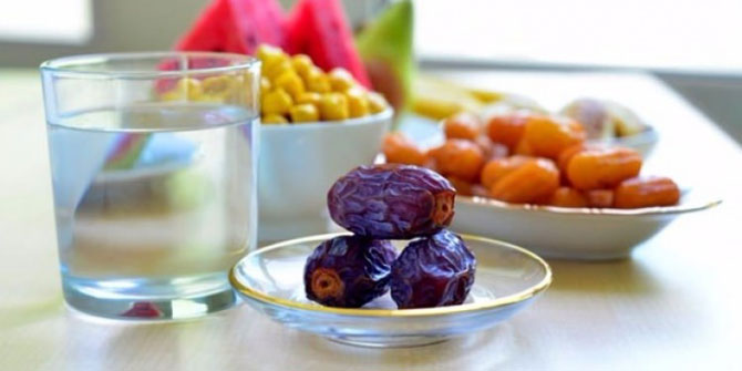 Su ile iftar açın, su ile sahur kapatın