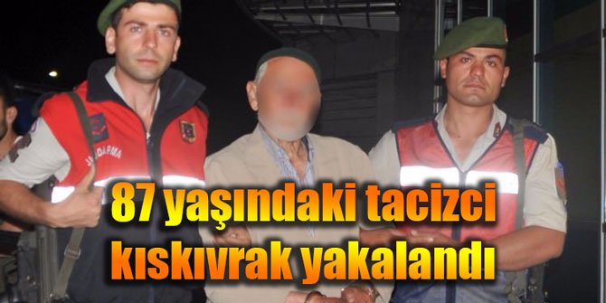 87 yaşındaki tacizci kıskıvrak yakalandı