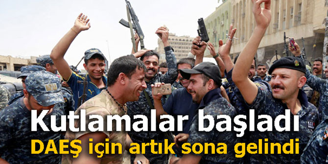 Kutlamalar başladı... DAEŞ için artık sona gelindi