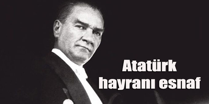 Atatürk hayranı esnaf