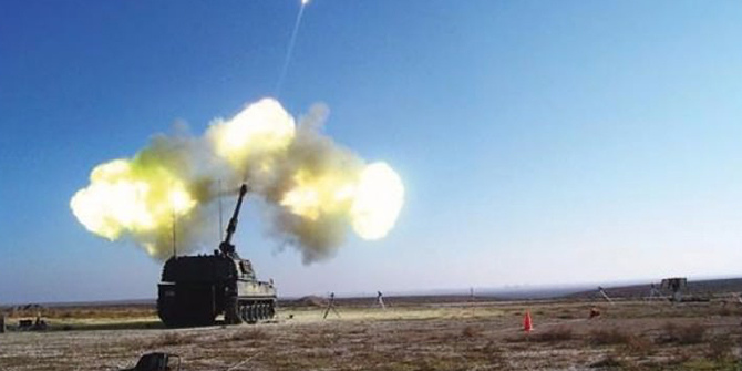 Türk Topçusu PYD mevzilerine göz açtırmadı!