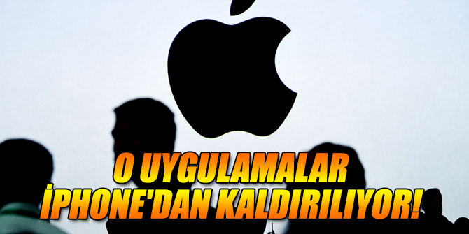 O uygulamalar iPhone'dan kaldırılıyor!