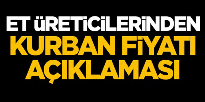 Kurban için 20 lira olarak fiyat belirlediler