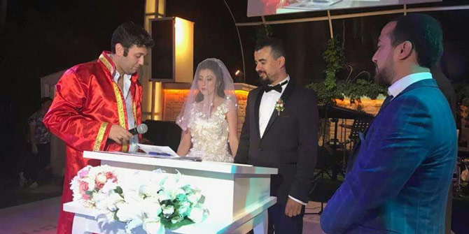 Ali Gözeten dünya evine girdi