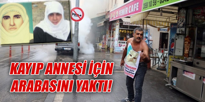 Kayıp annesi için adliye önünde olay çıkardı