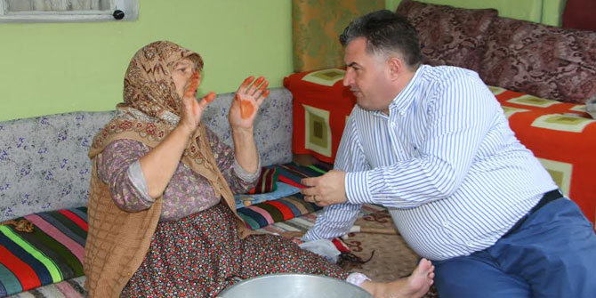 BAŞKANDAN HASTALARA ZİYARET