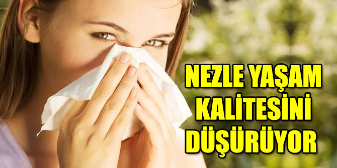 Nezle yaşam kalitesini düşürüyor