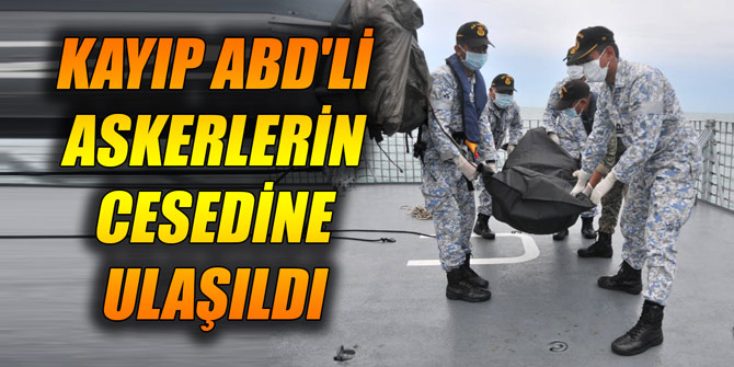 Kayıp ABD'li askerlerin cesedine ulaşıldı