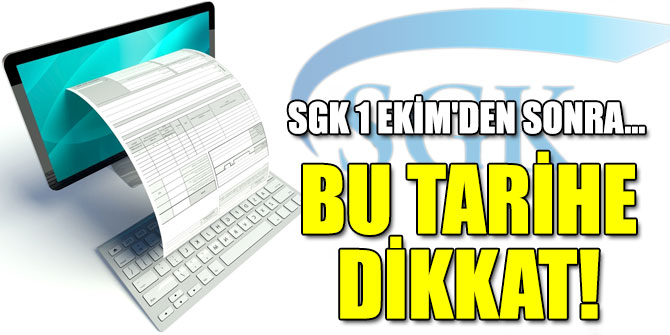 Bu tarihe dikkat!