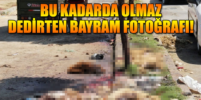 Bu kadarda olmaz dedirten bayram fotoğrafı!