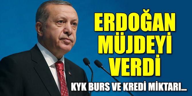 Erdoğan müjdeyi verdi