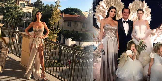 Irmak Atuk, Ertan Kayıtken imzalı elbisesiyle göz kamaştırdı