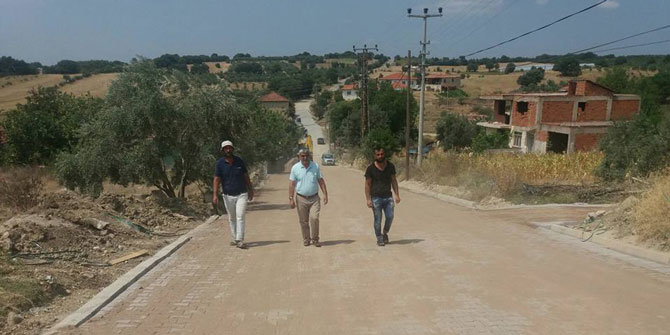 Alanyolu’nda kilit parke çalışmaları