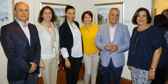 Kış sezonunun ilk sergisi açıldı