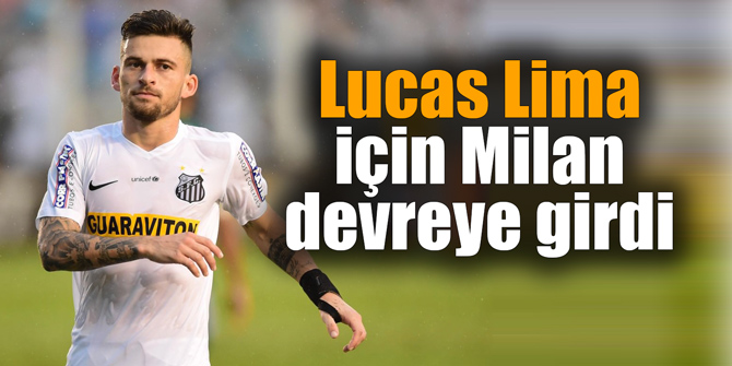 Lucas Lima için Milan devreye girdi