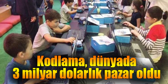 Kodlama, dünyada 3 milyar dolarlık pazar oldu